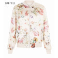 Chaqueta de bombardero rosa mujer Floral Print